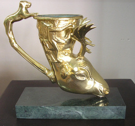 Ритон - скулптура бронз