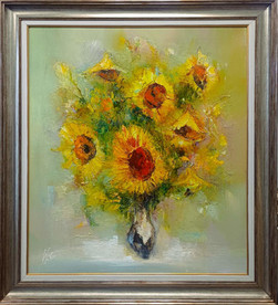 Sunflowers - painting by Ivaylo Evstatiev