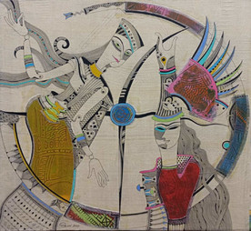 Магически компас - картина на Силва Бъчварова