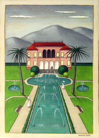 Villa Ephrussi de Rothschild - painting by Vladimir Shunev