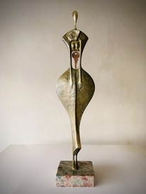 Fairy - sculpture by Milko Dobrev