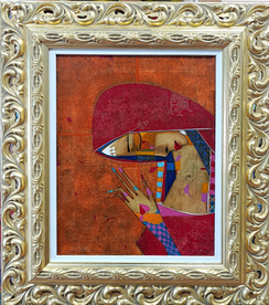  Blessing - painting by Petar Michev