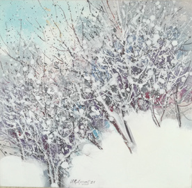 Winter - painting by Zvyatko Dochev