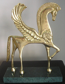 Pegasus - bronze sculpture