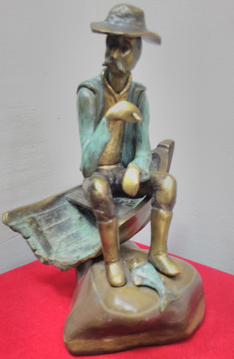 Fisherman - sculpture of Lyuben Bonev