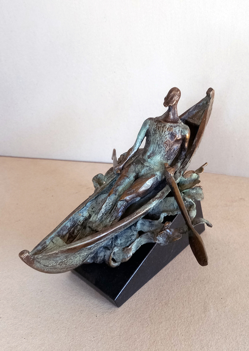 The rower - sculpture by Petar Iliev