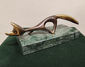 Fox -  sculpture by Bogdan Bondikov