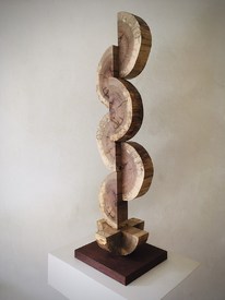 Column without end - sculpture by Milko Dobrev