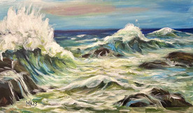 Лятно море - картина на Мария Аврамова