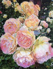 Рози - картина на Пеньо Иванов