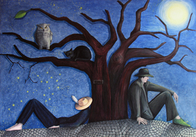 Голямото чакане - картина на Галя Чунтова