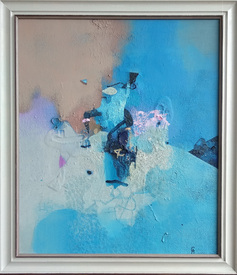 Синьо отражение - картина на Станка Атанасова