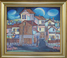 Outskirts - painting by Lucien Dimitrov - Liko