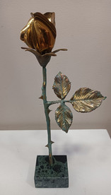 Rose I - sculpture by Bogdan Bondikov