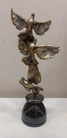 Birds - sculpture by Dian Georgiev