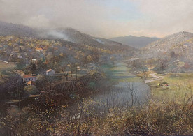 Пейзаж - картина на Пламен Тодоров