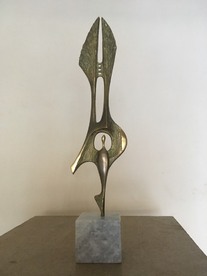 Bird I - sculpture by Milko Dobrev