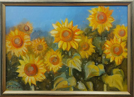 Sunflowers - painting by Zvyatko Dochev