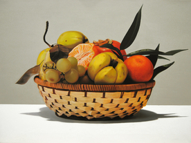 Still life with fruits - painting by Valeri Tsvetkov