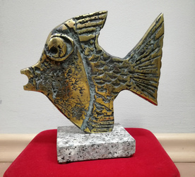 Риба - скулптура на Пламен Рачев