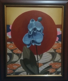 Orchid - painting by Plamen Ovcharov