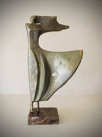 Wind I - sculpture by Milko Dobrev