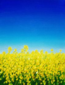 Цветни поляни - картина на Ангел Пачаманов
