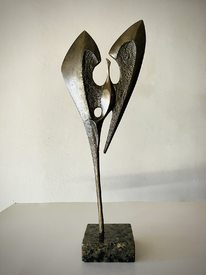 Phoenix II - sculpture by Milko Dobrev