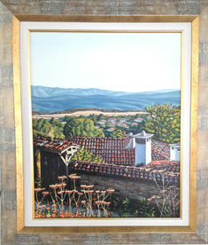 Village Geravna ' painting by Alexander Titorenkov