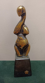 Female torso by Modigliani - sculpture by Alexander Proinov