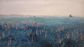 Горещ юлски следобед - картина на Костадин Жиков