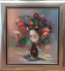 Flores - pintura de Ivaylo Evstatiev
