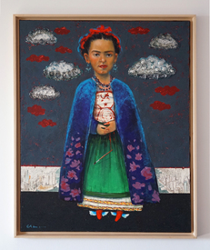  Frida - painting by Elisaveta Anglelova 