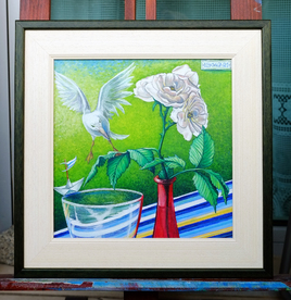 Две вази - картина на Галя Чунтова