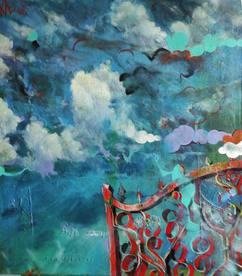 Небе и земя - картина на Красимир Бонев