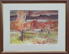 Autumn -  painting by Kiril Mayski