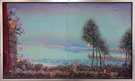 Морски пейзаж II -диптих на Долорес Дилова