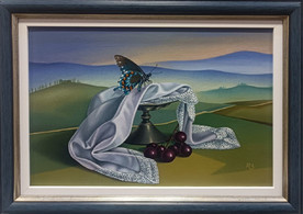 The butterfly - painting by Kalya Zografova