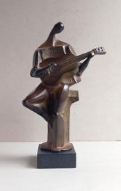 Guitarist - sculpture by Petar Iliev