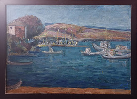 Sozopol -  painting by Dilo Dilov