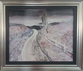 Road in the Rhodopes - painting by Svetlin Rusev