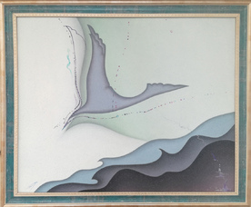 Високи вълни - картина на Сашо Савов