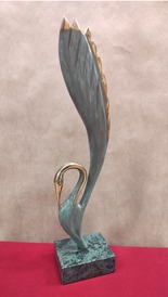 Swan - a sculpture by Bogdan Bondikov
