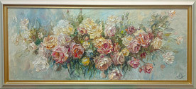 Roses - painting by Yuriy Kovachev