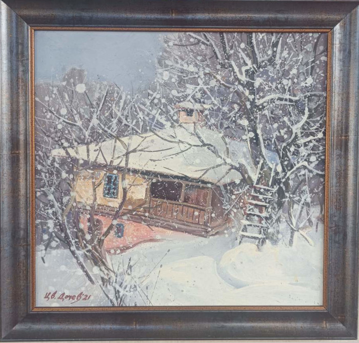  Winter - painting by Zvyatko Dochev