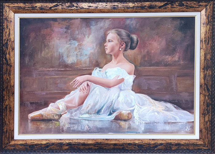Ballerina I -  painting by Yuriy Kovachev