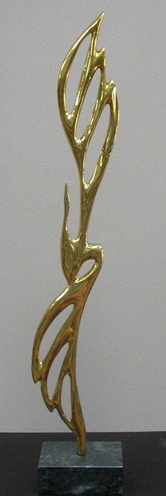Птица - скулптура бронз