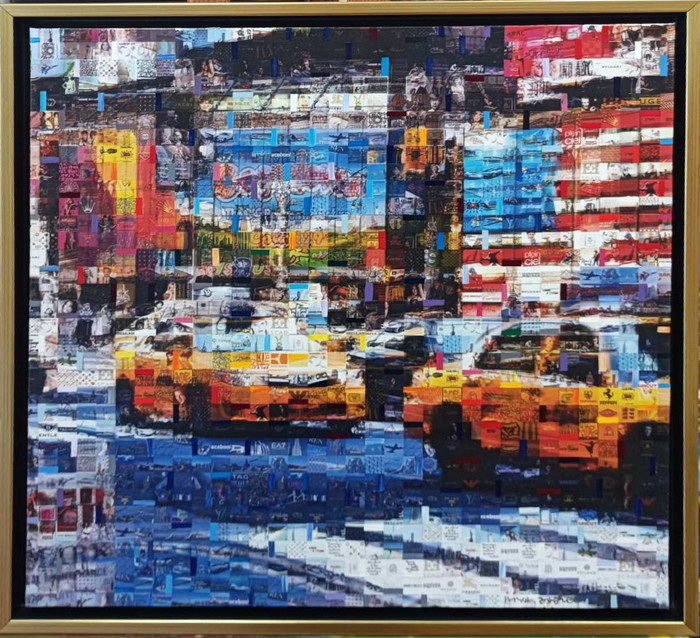 Нюйоркска улица - картина на Илия Желев