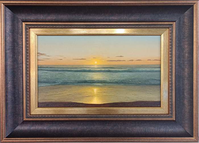 Утро над Черно море -а картина на Атанас Маринчешки